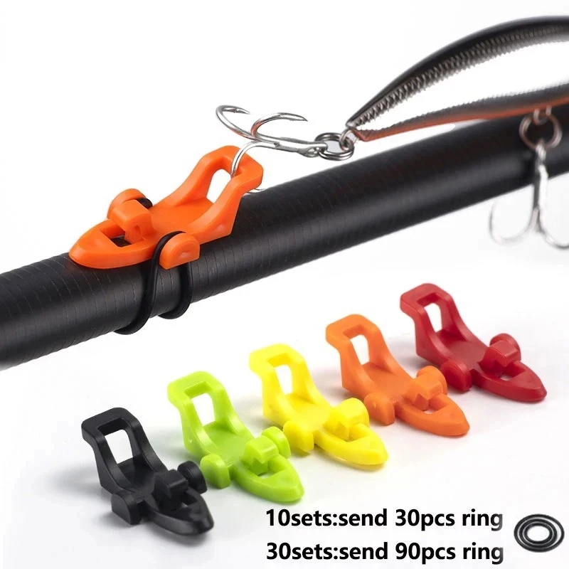Fishing Hook Jig - 10-20 مجموعة من حاملات خطافات صنارات