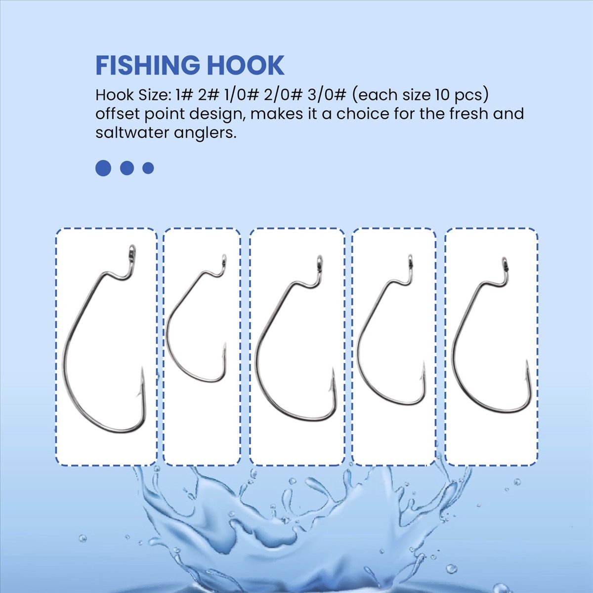 خطافات صيد AD45 51 قطعة من الف - مراجعة Fishing Hook Box وسعره