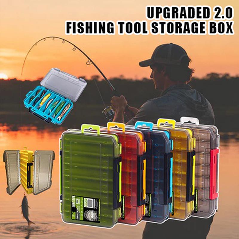 صندوق أدوات صيد مدمج ذو وجهين  - مراجعة Fishing Hook Box وسعره